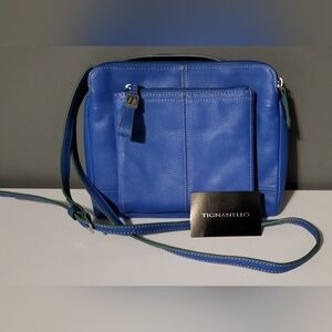 NWOT Tignanello Blueberry Crossbody Bag